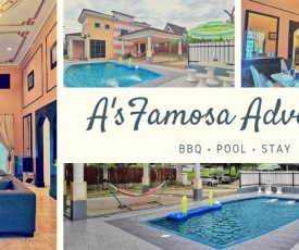 Comfortable up to 16pax Afamosa Villa,BBQ pit,Pool