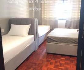 Alimama Guesthouse Melaka Family Room for 4 persons
