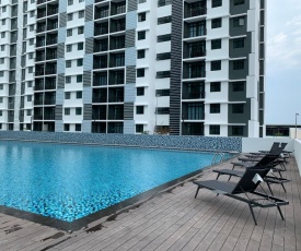 Desaru Utama Apartment with Swimming Pool view